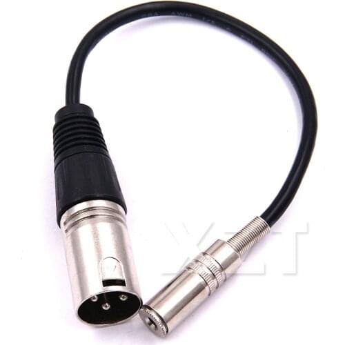 3.5mm to 3pin XLR Cable Male Female Professional CANNON Extension Audio Cable for Microphones Speakers Sound Consoles Amplifier