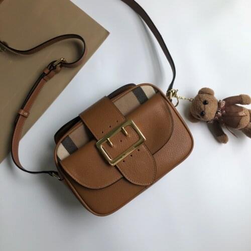 2021 Luxury Leather Design, Brown Zipper, Womens Messenger Bag, Doll Accessories, Lovely Temperament, Hot Purchase For Girls