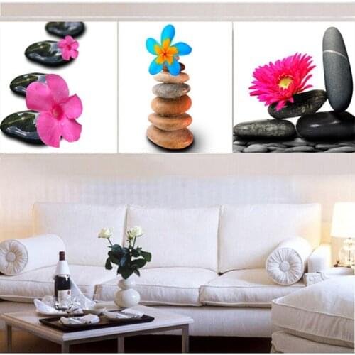 Triptych,orchid flower stone,Diamond Painting,5D,DIY,Needlework,Embroidery,Cross Stitch,Rhinestone,Decoration,Crafts,Gift ZC103