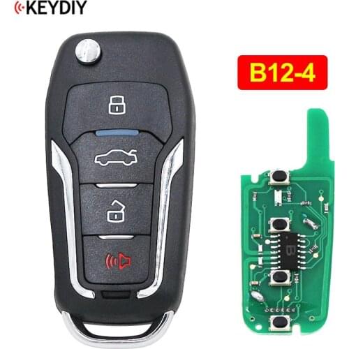 B12-4 F Style Universal Remote 3+1/4 Button Remote Control Smart Car Key for KD900 KD900+ URG200 KD-X2 Mini KD B-Series KD Key