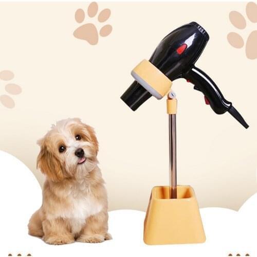 180 Degree Rotating Pet Hair Dryer Holder Rack Dog Holder Dryer Dog Meow Bath Cleaning Products Dog Cat Grooming Dryer