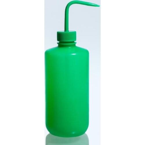 Green 500ml Graduated Labrotary Plastic PE Tattoo Wash Squeezy Bottle For lab use