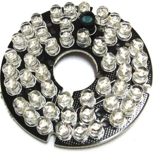 48 LEDs 5mm Infrared IR 90 Degrees Bulb Board 850nm Illuminator 48Leds For CCTV Camera