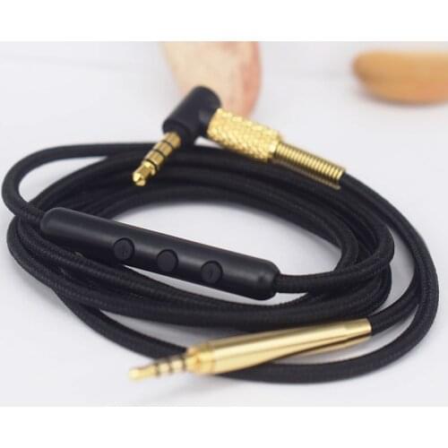 Audio Cable for Bose QC25 OE2 SoundTrue QC35 AE2 Headphones Replacement Cord With Mic Remote Volume Control for iPhone Android