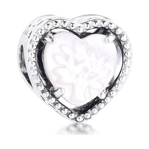 Openwork Heart & Family Tree 2021 Mothers Day Beads For Jewelry Making Fits Original Charms Bracelets Fashion Woman DIY Beads