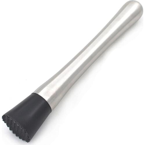 BGM.FOX Stainless Steel Bartender Bar Tools Cocktail Pestle/ Muddler Accessories