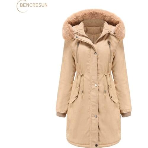 Женские зимние парки Bencresun China At AliExpress