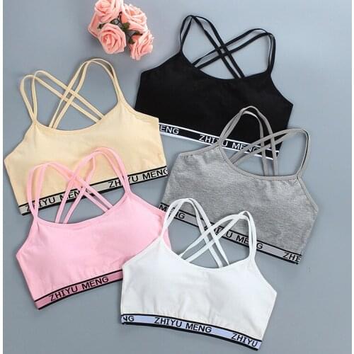 Girls bra training bra period suspender vest underwear 9-14 years old