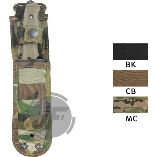 Emerson Tactical Combat Fixed Blade MOLLE Multi-Use Survival Handle Knife Sheath Case Pouch for SOG M37 140 141 / Hard Liners