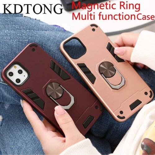 Phone Case For Coque Samsung Galaxy A51 A71 A81 A91 Case Military Anti-fall Magnetic Car Ring Soft Silicone Hard PC Cover Capa