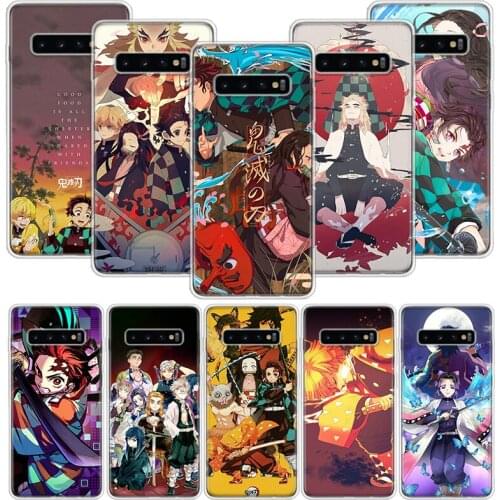 Demon Slayer Kmetsu no Yaiba Anime Phone Case for Samsung Galaxy A51 A71 A50S A20E A30 A40 A70S A10S A01 A21 A41 A52 A20S A6 A7