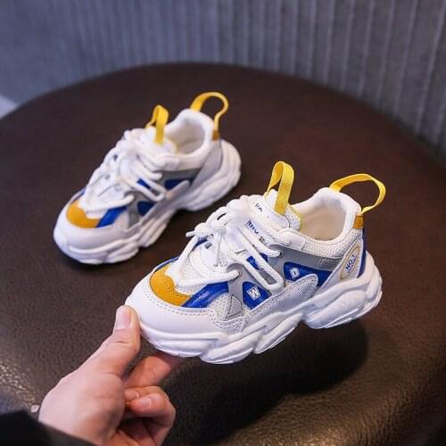 Childrens Shoes 2021 cute Toddler Boys Girls Sport Shoes Reflective Shoelace Breathable Outdoor Tennis Fashion Kids Sneakers