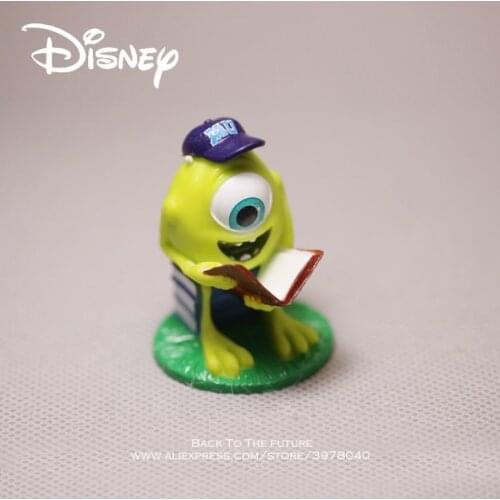 Disney Monsters University Mike Wazowski Mr Q 5cm Action Figure Anime Mini Decoration PVC Collection Figurine Toy model