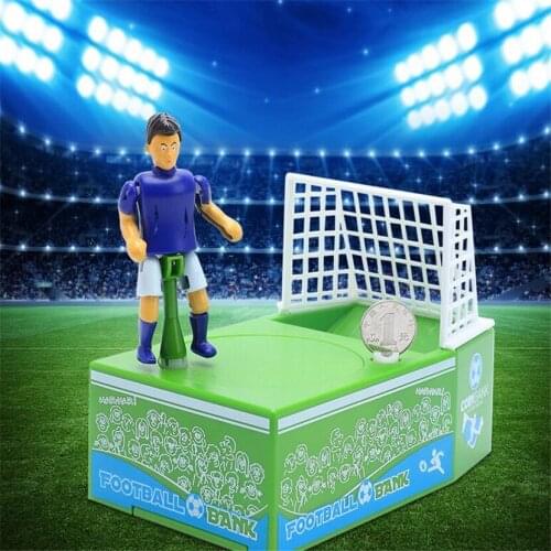 The Football Game Comes To Coin Money Toy Box Pastic Coin Cases Hidden Safe Kids Piggy Bank Money Toy Game Bank Safe Magic JBZQ