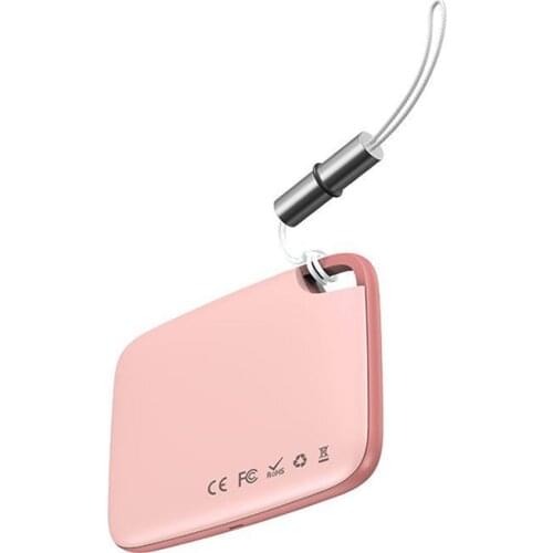 Mini Real Time GPS Tracker with Lanyard GPS Tracker Key Finder Locator Wireless Anti Lost Alarm Sensor Device for Kids Dogs Car