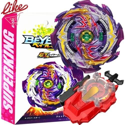 Laike Burst B-177 Jet Wyvern SuperKing B177 Spinning Top with Launcher Box Set Children Spinning Top Toys