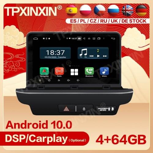 4+128G Carplay 2 Din Android 10 Multimedia Stereo Receiver For KIA CEED 2019 2020 BT GPS Wifi Radio Audio Video Player Head Unit