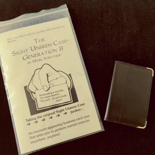 The Sight Unseen Case - Generation II by Mark Strivings Magic Tricks Magician Close Up Illusions Gimmick Metalism Classic Toys