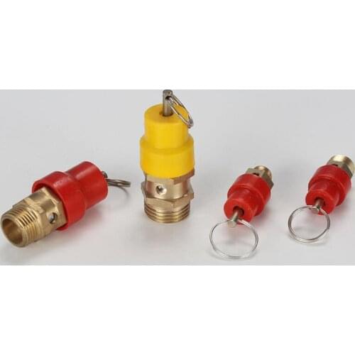 Pneumatic Compressor Fitting 1/8 1/4 3/8 1/2" BSP Male Thread Pressure Relief Valve 8KG