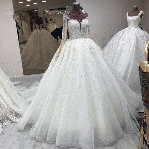 Luxury Bead crystal Mermaid Wedding Dresses Strapless V-neck Satin 2022 New Design Vintage Simple Bride Gowns Custom Made