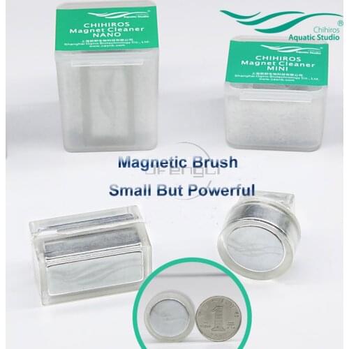 Chihiros Brush Algae Remove Magnetic Cleaner Brush For Aquarium Water Plant Reef Marine Fish Tank mini Nano Strong Brush