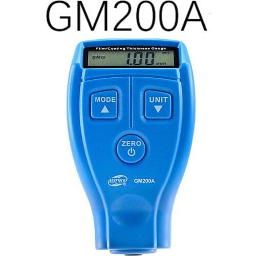 Thickness Gauges Car Paint Coating GM200A BENETECH and English Manual manual measuring arrange 0-1.80mm0-71.0mil