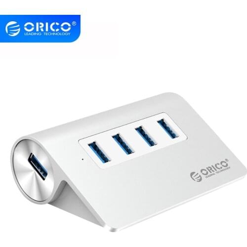 ORICO USB 3.0 HUB New Mac Design Mini High Quality High Speed Aluminum 4 Port USB HUB Splitter With Data Cable(M3H4)