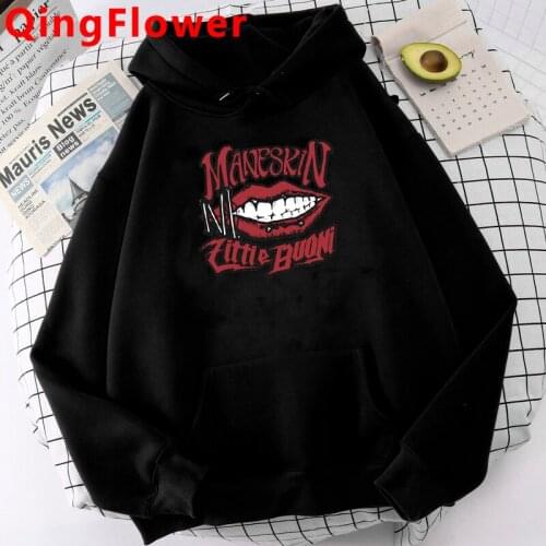 Seeyoushy Maneskin Hip Hop Funny Cartoon Hoodies Men Unisex Y2K Harajuku Anime Sweatshirt Streetwear Graphic Hoody Male
