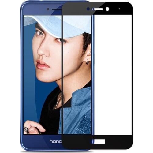 For Huawei P8 LITE 2017 PRA-LX1 Full Cover Tempered Glass Screen Protector For Huawei Honor 8 Lite full Coverage glass case Film