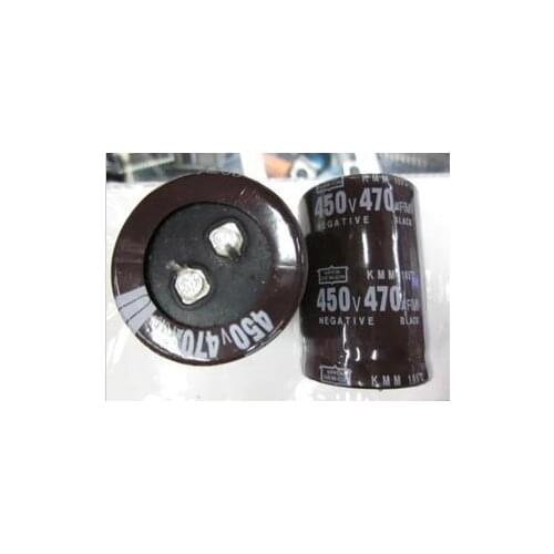 50PCS 450V 470uF Radial Aluminum Electrolytic Capacitor Capacitors 105 Degrees