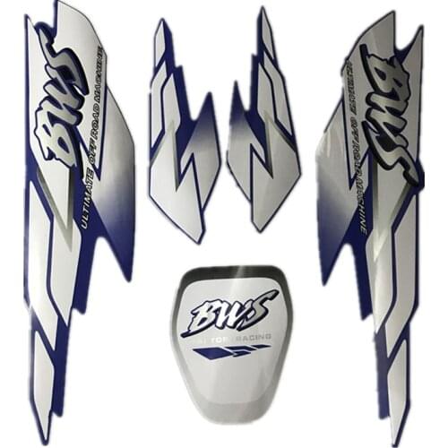 3 Color For YAMAHA BWS100 Motorcycle body fairing sticker glue logo stickers Motorcycle decals stickes