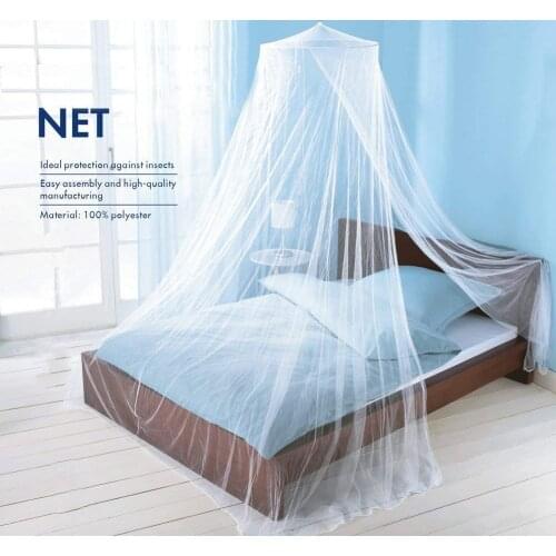 4 Colors Summer Elgant Hung Dome Mosquito Net For Double Bed Summer Polyester Mesh Fabric Home bedroom Baby Adults Hanging Decor