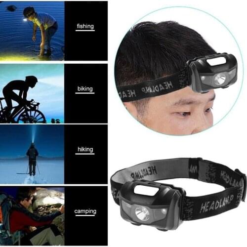 4modes Head Torch Lamp Headlight Headlamp Camping Strong Light Fishing Running Hiking Portable Super Bright