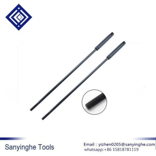 Milling cutter machine accessories 2 pcs/lots R8 collet draw bar metric coarse thread M12x1.75 draw bar special screw rod