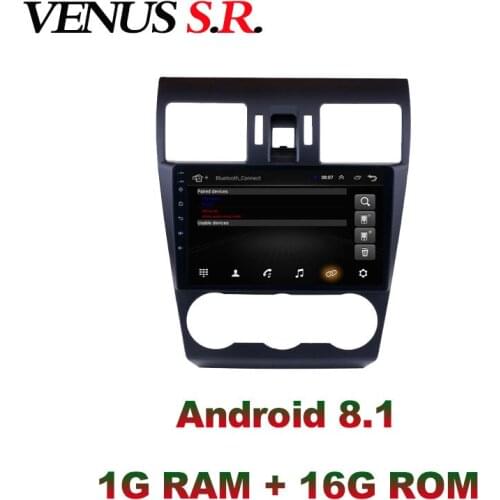 VenusSR Android 8.1 2.5D car dvd for SUBARU Forester Radio 2013-2014 multimedia GPS Radio stereo gps navigation
