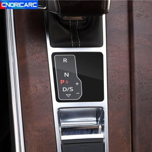 Car Styling Console Gear Shift Display Screen Sticker For Audi A6 C8 2019-20 LHD Protection Film Decal Interior Accessories
