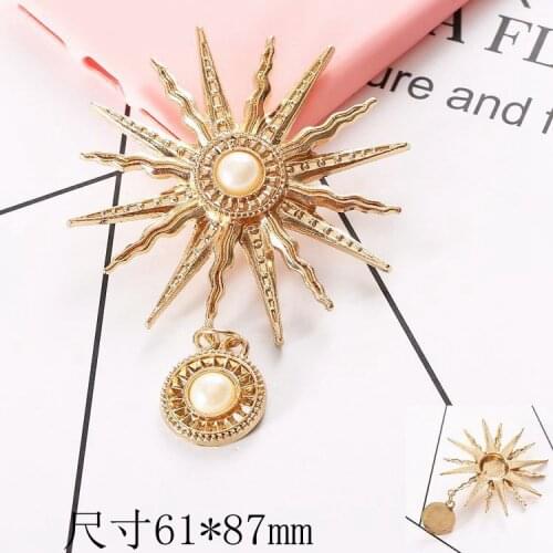 Big Sale Sun flower Alloy Stickers for Phones jewelry findings Personalized DIY Accessories/pendant/adornment/decoration/ Charms