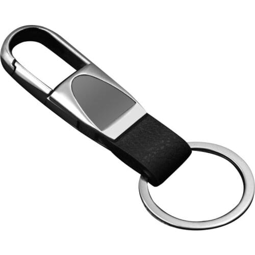 Metal Leather Waist Hanging Car Key Chain Fashion Leather Keychain Creative Gifts For Men