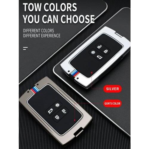 Zinc Alloy Car Key Case Cover for Renault Koleos Kadjar Scenic Megane Sandero Espace Clio Captur Kangoo Laguna Talisman Twingo