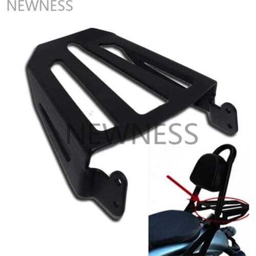 Black Steel Motorcycle Sport Sissy Bar Backrest Rear Luggage Rack for Yamaha V Star Bolt XVS950 XV950 XVS XV 950 2014-2017