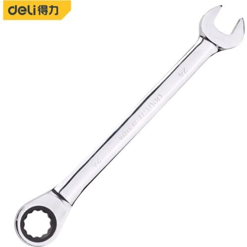 Deli Mirror Ratchet Dual Purpose Quick Wrench Multi Size Snap Ring Hand Wire stripper Nippers Multipurpose kits electric tools