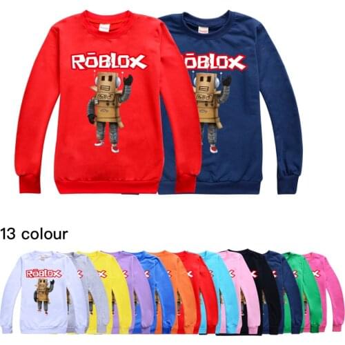 Robloxing Baby Boys cotton kids hoodies girls chlid Clothes sweatershirts boi sweater Childrens clothing tops fashion clothes