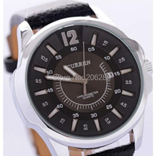 Мужские часы с кожаным ремешком DMSUREWAY China At AliExpress