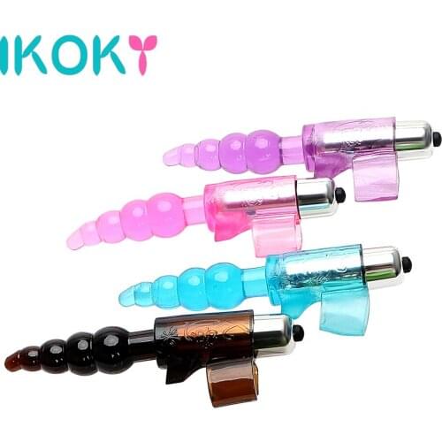 IKOKY Oral Licking G Spot Massager Erotic Clitoris Stimulator Finger Vibrator Tongue Thorny Vibrating Sex Toys for Women