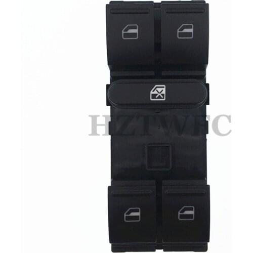 Free Shipping Power Master Window Switch Button 1K4959857B For SEAT For VW Tiguan Jetta Golf MK5 MK6 GTI Rabbit Passat B6 B7 3C