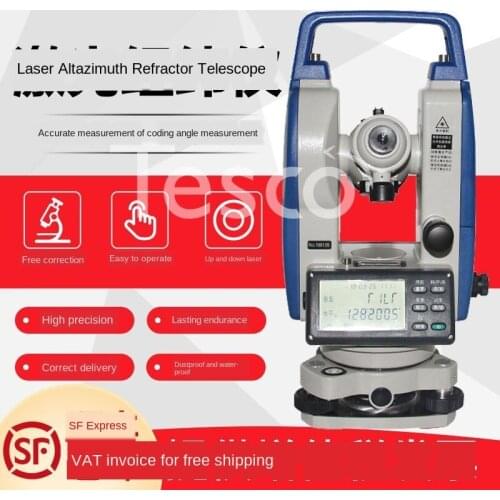 Laser electronic theodolite up and down laser high precision laser alignment surveying instrument theodolite green light