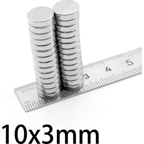 20-200pcs 10x3mm Permanent NdFeB Super Strong Powerful Magnets 10mmx3mm N35 Round Magnets 10*3mm Neodymium Magnet