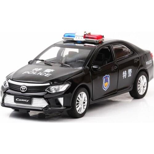 1:32 Toy Car Toyota Camry police Metal Toy Alloy Car Diecasts & Toy Vehicles Car Model Miniature Model Car Toy For Children