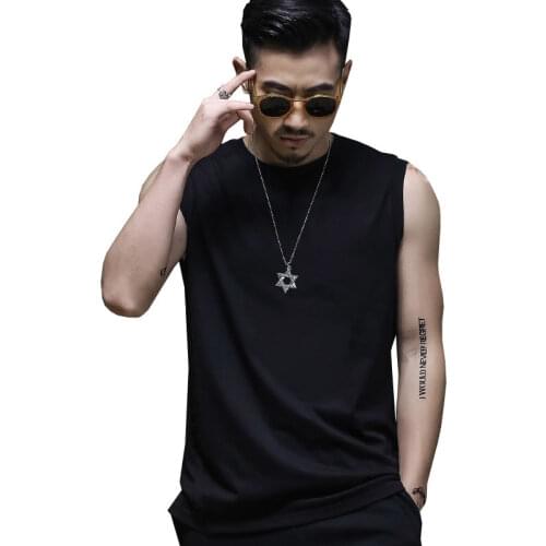 Men tank top cotton Bodybuilding Bottoming vest man Muscle Singlet Casual clothing Sleeveless underwear Fitness undershirt