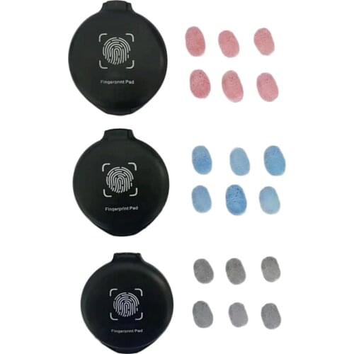 Fingerprint Ink Pad Thumbprint Ink Pad for Notary Supplies Identification Security ID Fingerprint Cards Fingerprint kit